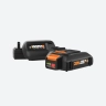 Комплект WORX WA3604 20V: аккумулятор 4Ач и зарядное устройство 2А