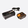 Комплект WORX WA3604 20V: аккумулятор 4Ач и зарядное устройство 2А