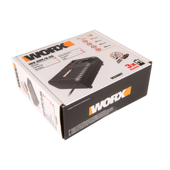 Зарядное устройство WORX WA3867 20V 6А