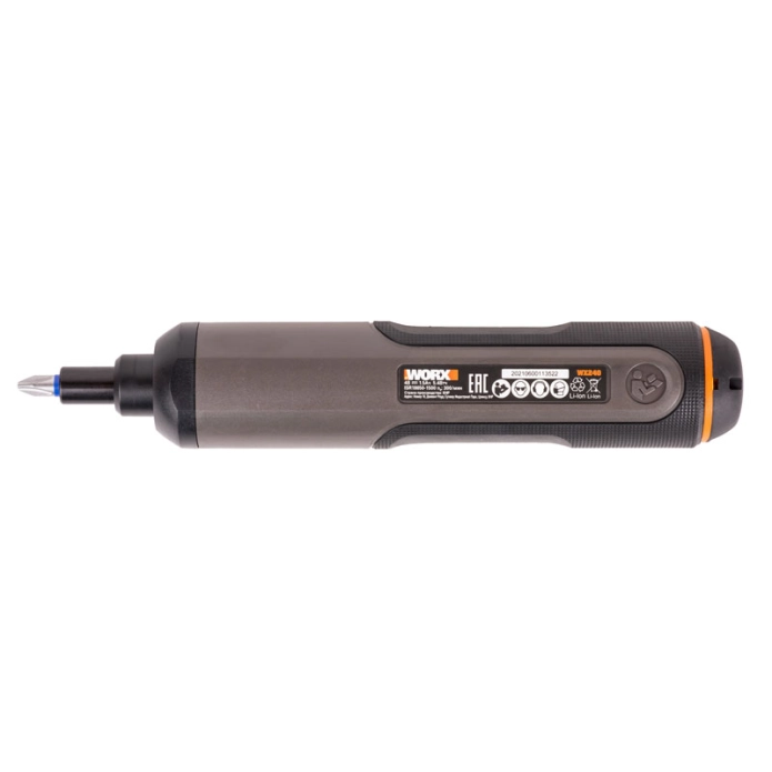 Отвертка WORX WX240 4V аккумуляторная с набором бит 26 шт