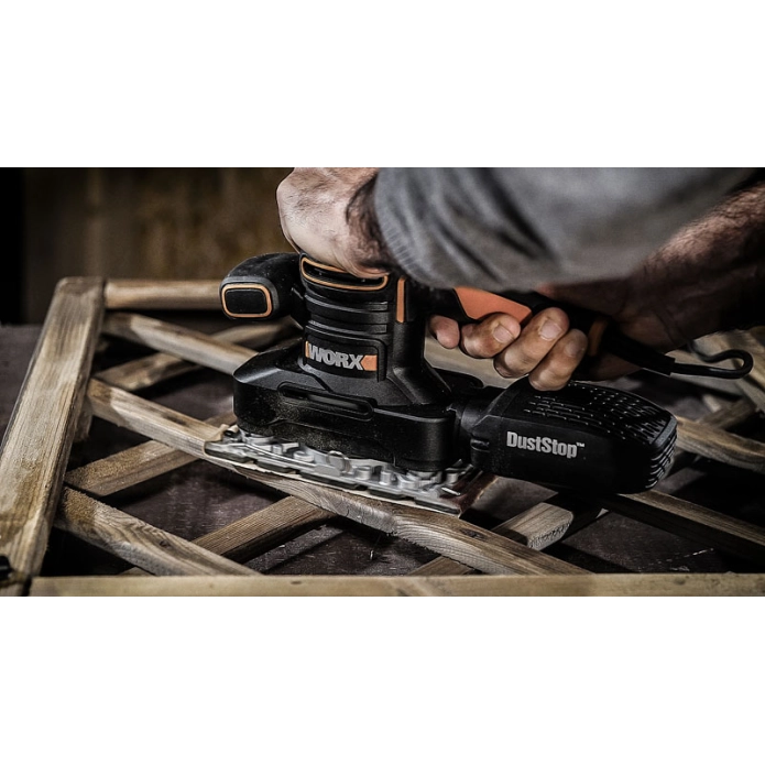 Виброшлифмашина WORX WX641 220V (250Вт) электрическая