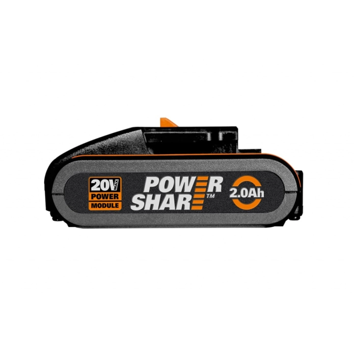 Комплект WORX WA3601 20V: аккумулятор 2Ач и зарядное устройство 2А