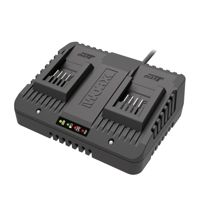 Двойное зарядное устройство WORX WA3772 20V 2x1А