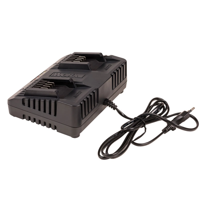 Двойное зарядное устройство WORX WA3772 20V 2x1А