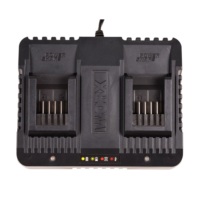 Двойное зарядное устройство WORX WA3772 20V 2x1А