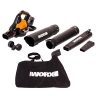Воздуходувка садовый пылесос WORX WG583E.9 40V (335км/ч) бесщеточная аккумуляторная