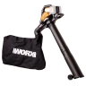 Воздуходувка садовый пылесос WORX WG583E.9 40V (335км/ч) бесщеточная аккумуляторная