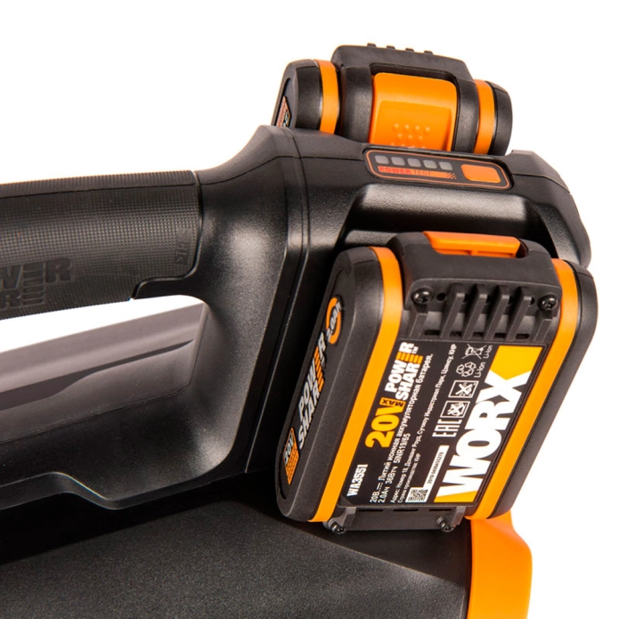 Набор садовой техники: Триммер WORX WG183E 40V аккумуляторный + Воздуходувка WORX WG584E.9 40V (145км/ч) аккумуляторная