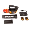 Набор садовой техники: Триммер WORX WG183E 40V аккумуляторный + Воздуходувка WORX WG584E.9 40V (145км/ч) аккумуляторная