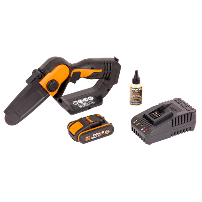 Цепная пила компактная WORX WG324E 20V (40см) аккумуляторная