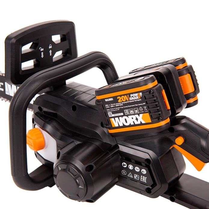 Цепная пила WORX WG381E 40V (30 см) Li cordless ChainSaw аккумуляторная