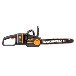 Цепная пила WORX NITRO WG385E 40V (40см) бесщеточная аккумуляторная 