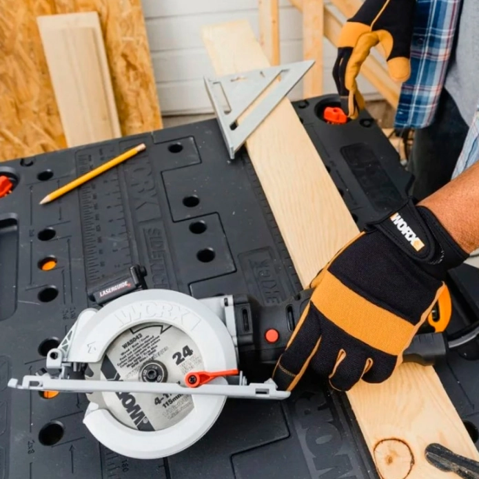 Дисковая пила WORX WX437 800Вт (120мм) электрическая