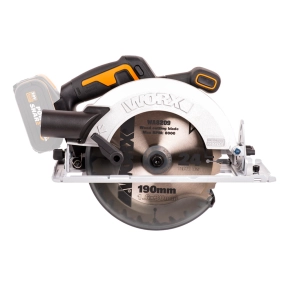 Циркулярная пила WORX WX520.9 20V (190мм) бесщеточная аккумуляторная