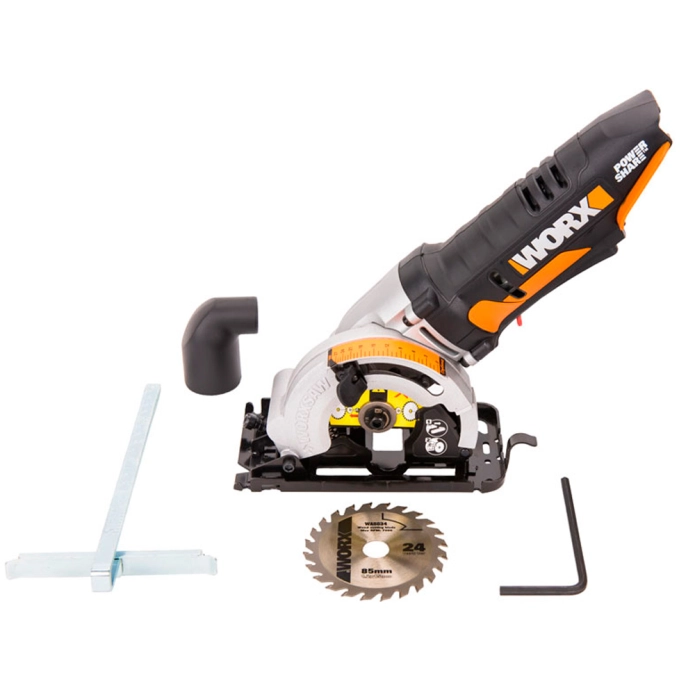 Комплект мастера WORX: Реноватор бесщеточный WX696.9 аккумуляторный + Пила дисковая SAW WX527.9 аккумуляторная 