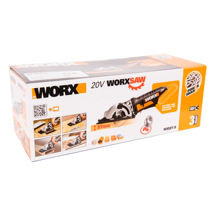 Комплект мастера WORX: Реноватор бесщеточный WX696.9 аккумуляторный + Пила дисковая SAW WX527.9 аккумуляторная 