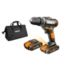 Дрель-шуруповерт мобильная WORX WX101.1 20V (1.5Ач) аккумуляторная