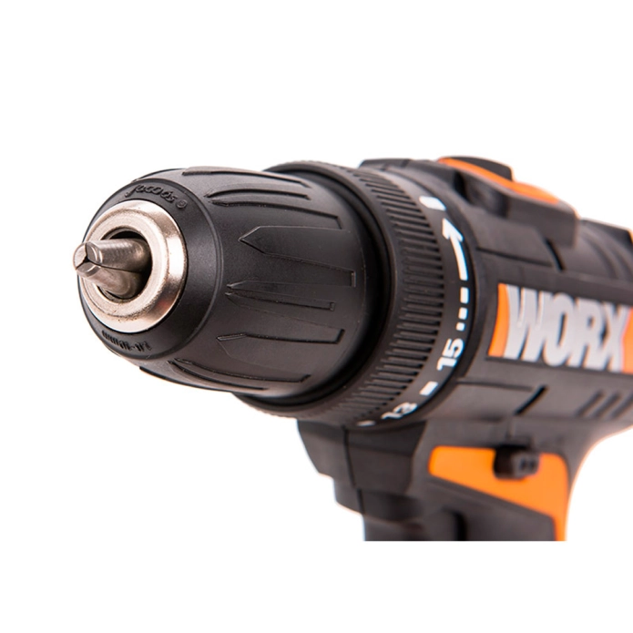 Дрель-шуруповерт WORX WX101.2 20V (2Ачx1) аккумуляторная