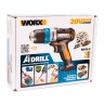 Аккумулятроный комплект WORX: Дрель-шуруповерт AiDrill WX178.9 (20V) + Перфоратор WX394.3 (20V)