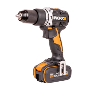 Дрель-шуруповерт ударная WORX WX352.1 20V (60Нм) аккумуляторная бесщеточная