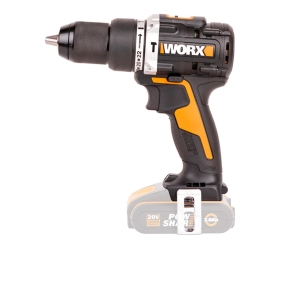 Дрель-шуруповерт ударная WORX WX352.9 20V (60Нм) аккумуляторная бесщеточная, без АКБ и ЗУ