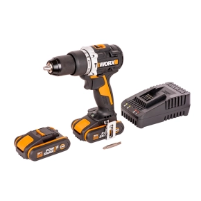 Дрель-шуруповерт ударная WORX WX352 20V (60Нм) аккумуляторная бесщеточная