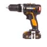 Дрель-шуруповерт ударная WORX WX367.1 20V 40Нм бесщеточная аккумуляторная