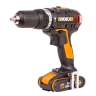 Дрель-шуруповерт ударная WORX WX367.1 20V 40Нм бесщеточная аккумуляторная