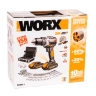 Дрель-шуруповерт ударная WORX WX367.1 20V 40Нм бесщеточная аккумуляторная