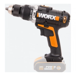 Дрель-шуруповерт ударная WORX WX372.9 20V (50Нм) аккумуляторная, без АКБ и ЗУ