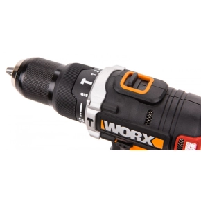 Дрель-шуруповерт ударная WORX WX373.9 20V (60Нм) аккумуляторная бесщеточная, без АКБ и ЗУ