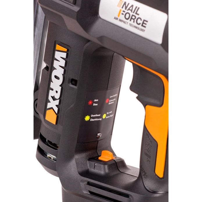 Гвоздезабивной пистолет WORX WX840 20V аккумуляторный