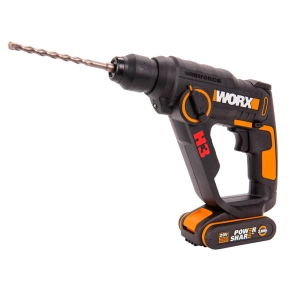 Перфоратор WORX WX390.1 20V 900Вт (1.2дж) аккумуляторный 