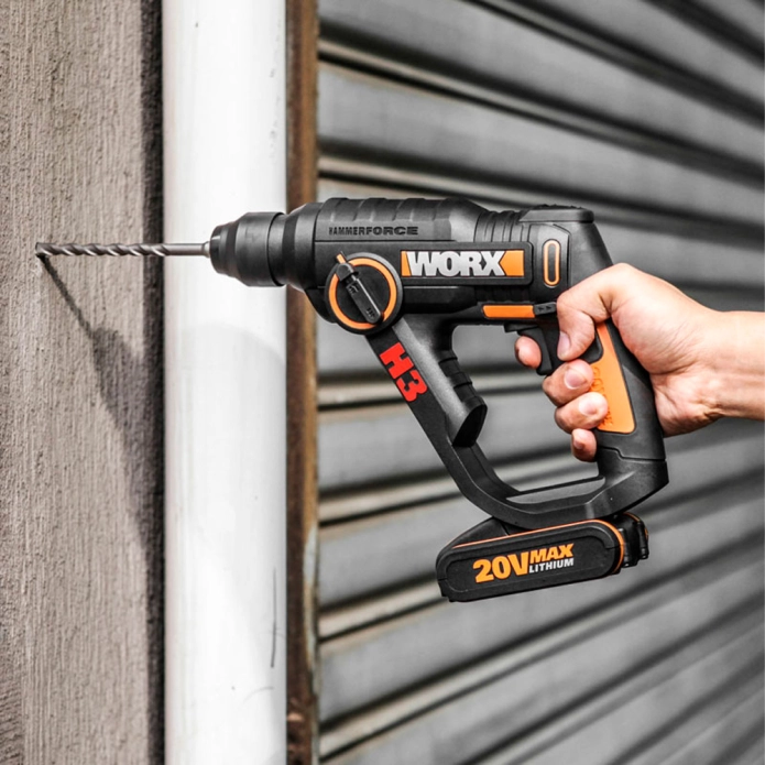 Перфоратор WORX WX390.1 20V 900Вт (1.2дж) аккумуляторный 