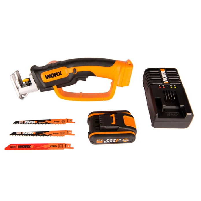Садовая сабельная пила WORX WG894E.5 20V аккумуляторная
