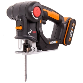 Лобзик-сабельная пила 2 в 1 WORX Axis WX550.9, щеточный аккумуляторный