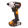 Винтоверт ударный бесщеточный WORX WX261 20V (230Нм) аккумуляторный 