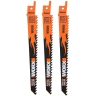 Лезвия по дереву для сабельной пилы WORX WA8010.3 150 мм