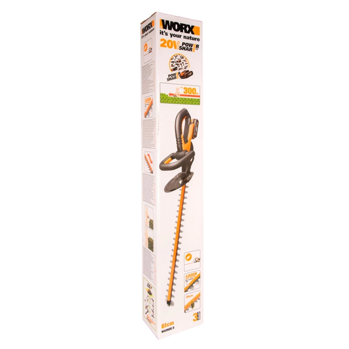 Кусторез WORX WG260E.5 20V 61см аккумуляторный