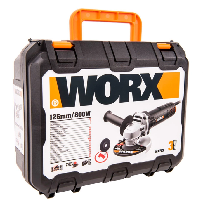 Комплект WORX: Лобзик электрический WX477.1 + Угловая шлифмашина (болгарка) WX713
