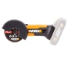 Угловая шлифмашина (болгарка) WORX WX801.9 20V (76мм) аккумуляторная