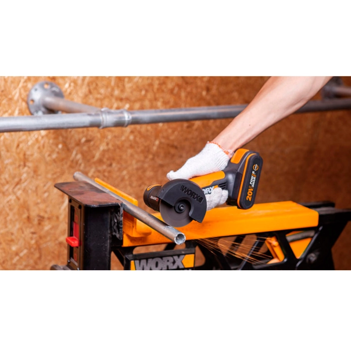 Угловая шлифмашина (болгарка) WORX WX801.9 20V (76мм) аккумуляторная