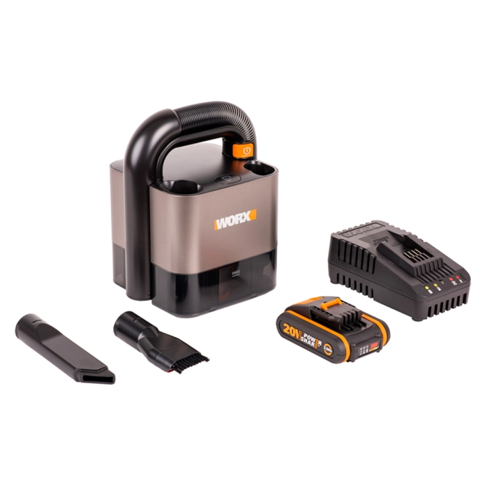 Пылесос для автомобиля WORX WX030 20V аккумуляторный