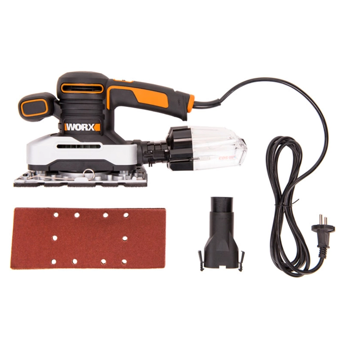 Виброшлифмашина WORX WX642.1 220V (270Вт) электрическая