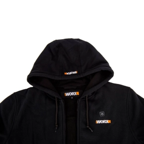 Толстовка с подогревом WORX WA4660 2XL черная