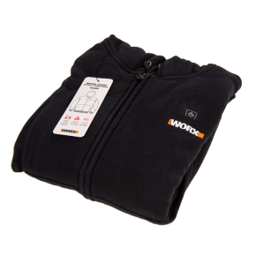 Толстовка с подогревом WORX WA4660 2XL черная