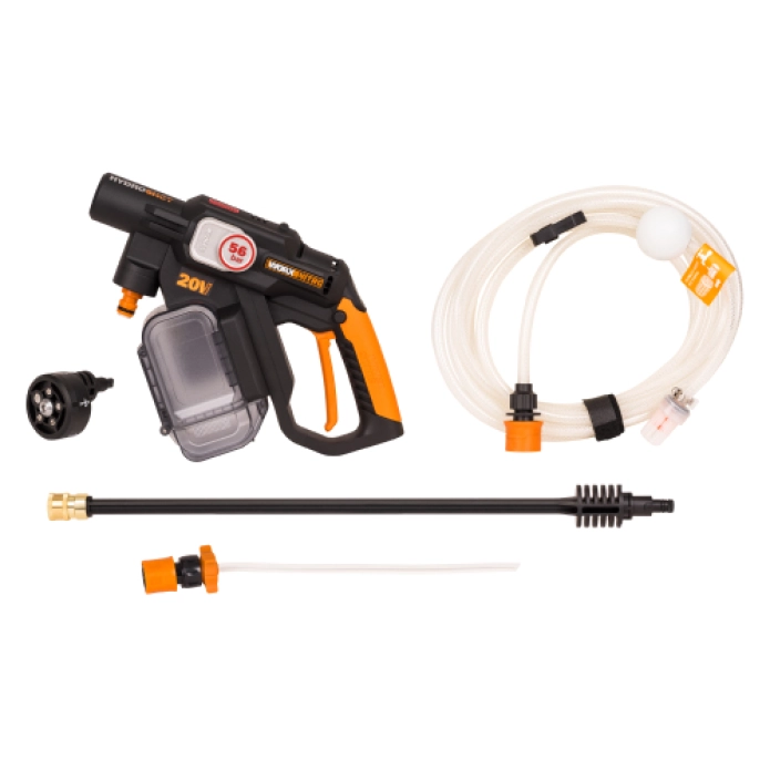 Мойка высокого давления бесщеточная WORX WG633E.9 20V (25бар) аккумуляторная