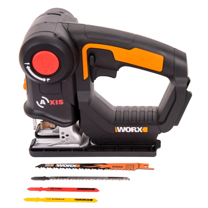 Комплект рабочих инструментов WORX Винтоверт ударный WX261 + Гайковерт WX272.9 + Лобзик-сабельная пила WX550.9