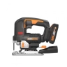 Лобзик WORX W542 20V, бесщёточный аккумуляторный 