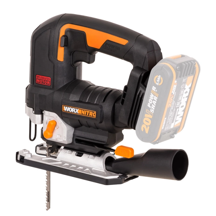 Лобзик WORX W542.9 20V, бесщёточный аккумуляторный
